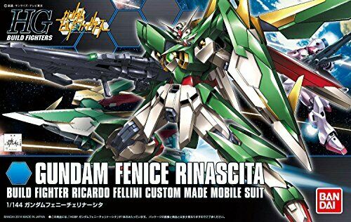 Bandai Hgbf 1/144 Gundam Fenice Rinascita Gundam Kit de modèle en plastique