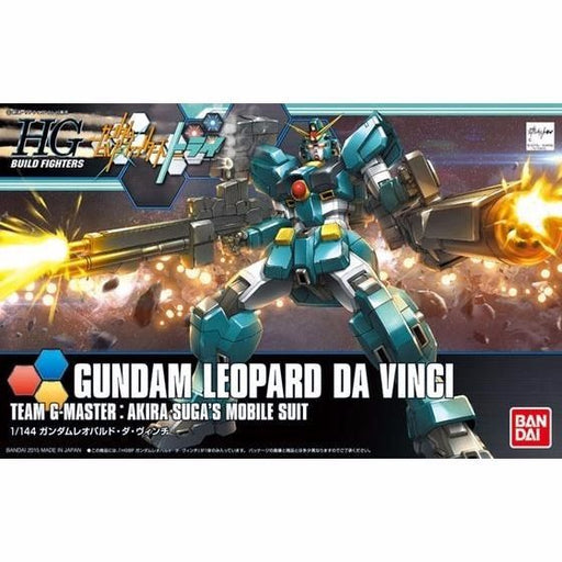 Bandai Hgbf 1/144 Gundam Leopard Da Vinci Model Kit Gundam Build Fighters Japan - Japan Figure