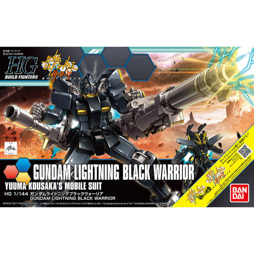 Bandai Hgbf 1/144 Gundam Lightning Black Warrior Mode Kit Build Fighters - Japan Figure