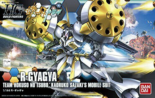 Bandai Hgbf 1/144 R-gyagya Gundam Kit de modèle en plastique