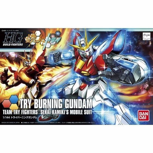 Bandai Hgbf 1/144 Try Burning Gundam Model Kit Gundam Build Fighters - Japan Figure