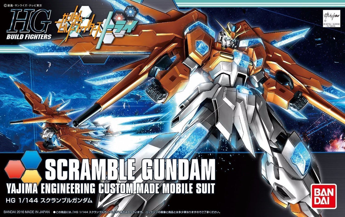 Bandai Hgbf 1/144 Scramble Gundam Plastic Model Kit Gundam Build Fighters