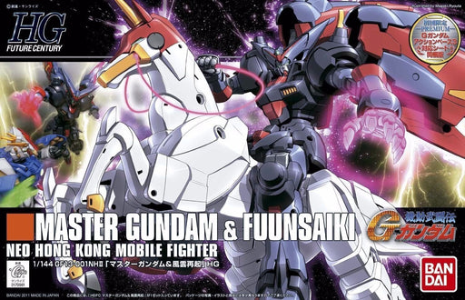 Bandai Hgfc 1/144 Master Gundam & Fuunsaiki Model Kit G Gundam - Japan Figure