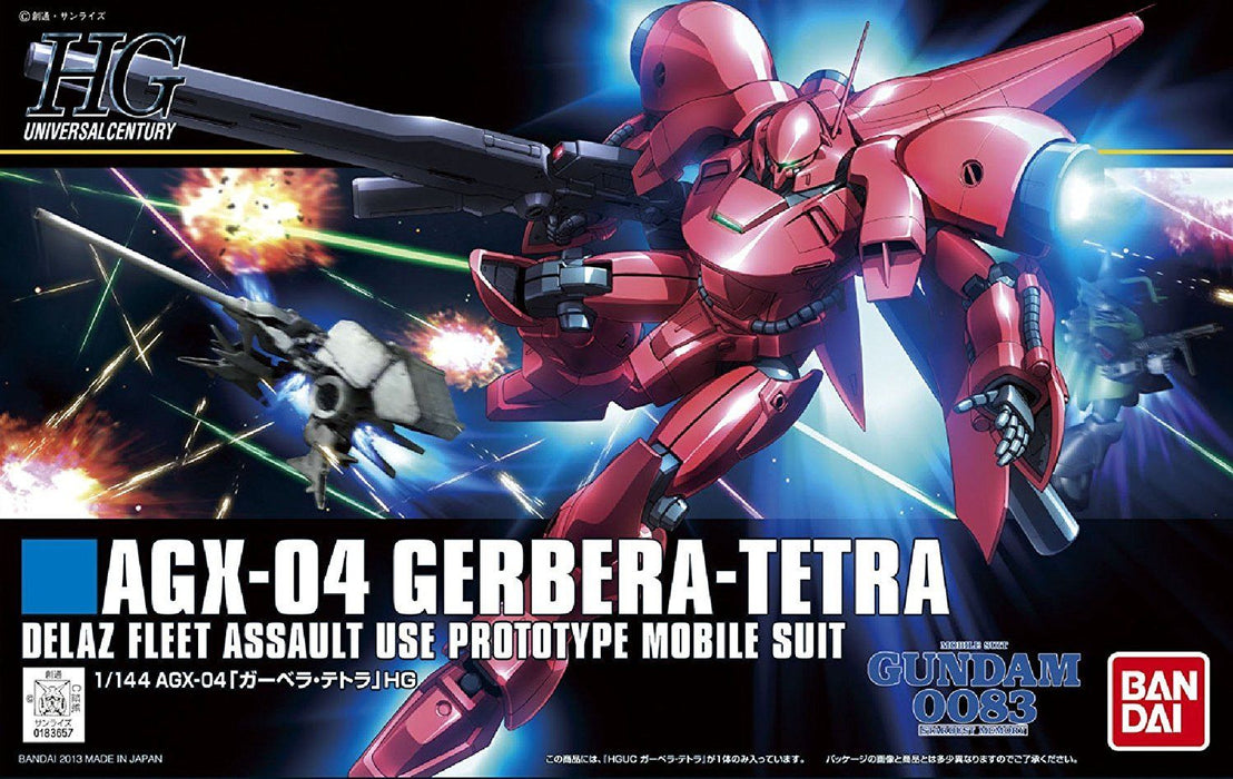 Bandai Hguc 1/144 Agx-04 Gerbera Tetra Plastikmodellbausatz Gundam 0083