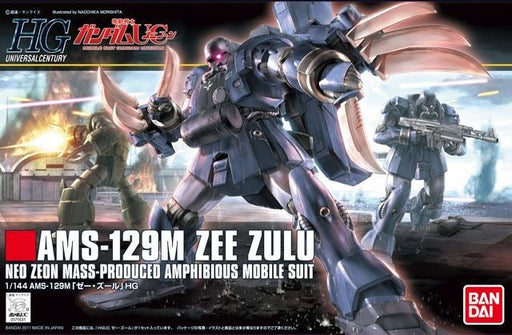 Bandai Hguc 1/144 Ams-129m Zee Zulu Plastic Model Kit Mobile Suit Gundam Uc - Japan Figure