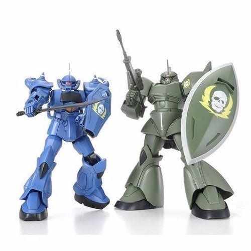 Bandai Hguc 1/144 Gouf &amp; Gelgoog Visch Donahues kundenspezifischer Plastikmodellbausatz