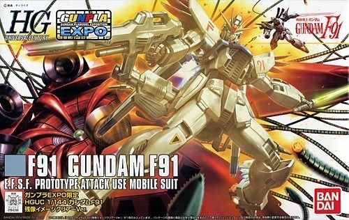 Bandai Hguc 1/144 Gundam F91 Clear Ver Plastic Model Kit Gundam Expo Limited - Japan Figure