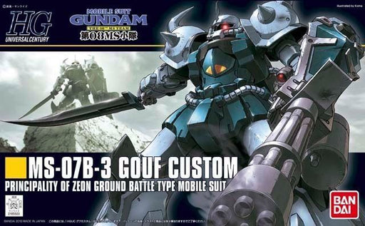 Bandai Hguc 1/144 Ms-07b-3 Gouf Custom Plastic Model Kit Gundam The 08th Ms Team - Japan Figure