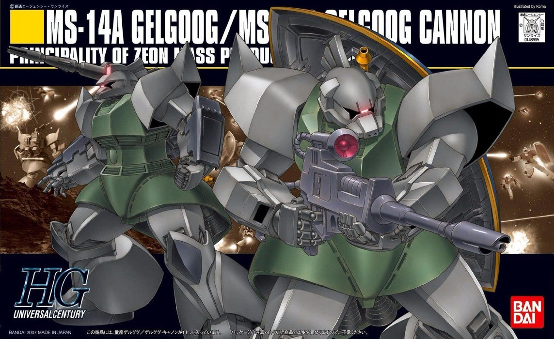 Bandai Hguc 1/144 Ms-14a Gelgoog / Ms-14c Gelgoog Cannon Model Kit Gundam Msv - Japan Figure