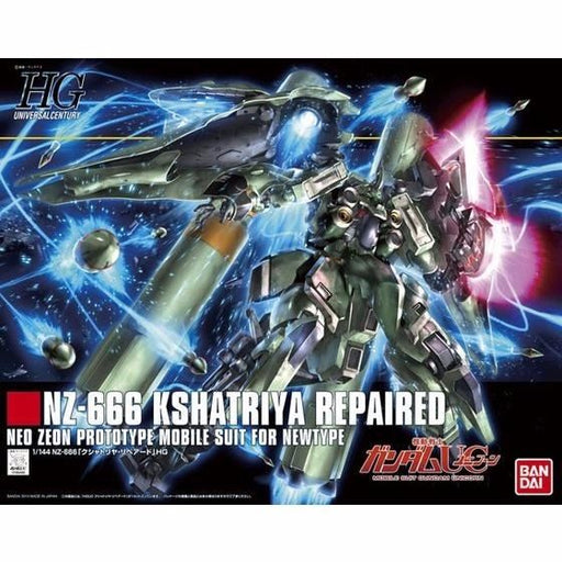 Bandai Hguc 1/144 Nz-666 Kshatriya Repaired Plastic Model Kit Gundam Uc Japan - Japan Figure