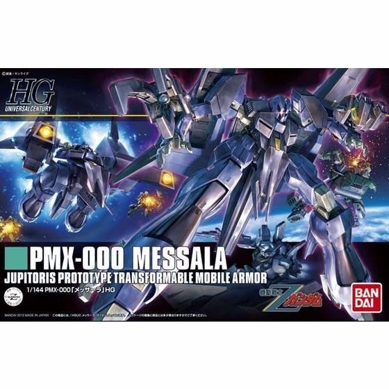 Bandai Hguc 1/144 Pmx-000 Messala Plastic Model Kit Mobile Suit Z Gundam Japan - Japan Figure