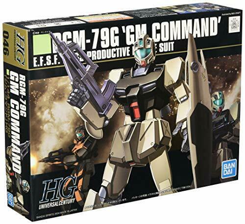 Bandai Hguc 1/144 Rgm-79g Gm Command Gundam Plastic Model Kit - Japan Figure