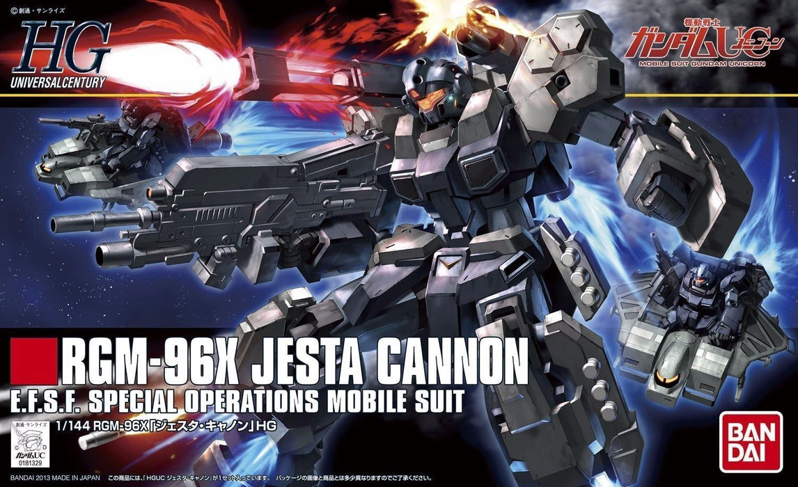 Bandai Hguc 1/144 Rgm-96x Jesta Cannon Plastic Model Kit Gundam Uc - Japan Figure
