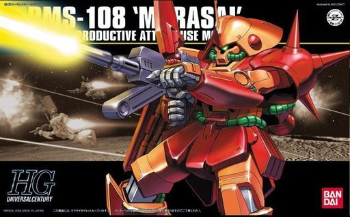 Bandai Hguc 1/144 Rms-108 Marasai Plastic Model Kit Mobile Suit Z Gundam Japan - Japan Figure