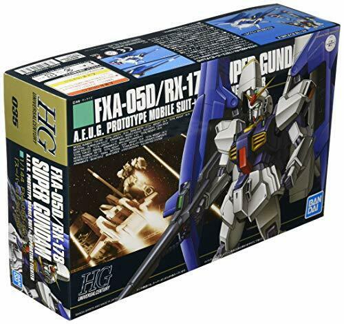 Bandai Hguc 1/144 Rx-178+fxa-05d Super Gundam Gundam Plastic Model Kit - Japan Figure