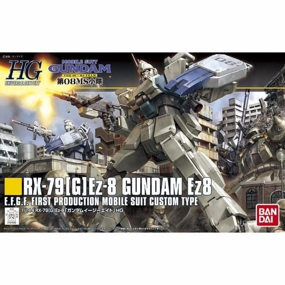 Bandai Hguc 1/144 Rx-79gez-8 Gundam Ez8 Plastic Model Kit The 08th Ms