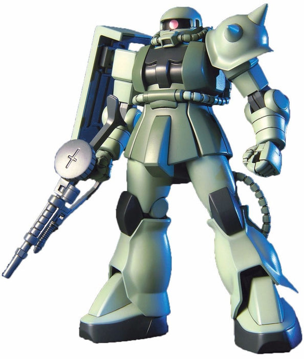 Bandai Hguc 1/144 Ms-06 Zaku Ii Plastic Model Kit Mobile Suit Gundam