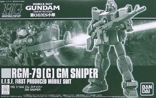 BANDAI - MODEL KIT - RGM-79 GM MOBILE SUIT - E.F.S.F - 1/144