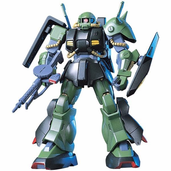 Bandai Hguc 1/144 Rms-106 Kit de modèle en plastique Hi-zack Mobile Suit Z Gundam Japan
