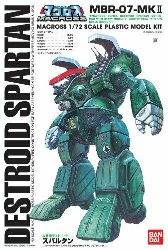 Bandai Macross 1/72 Scale Destroid Spartan Mbr-07-mkii Plastic Model Kit - Japan Figure
