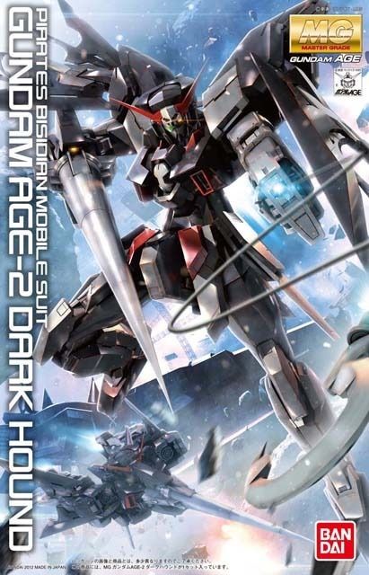 Bandai Mg 1/100 Gundam Age-2 Dark Hound Plastic Model Kit Gundam Age - Japan Figure