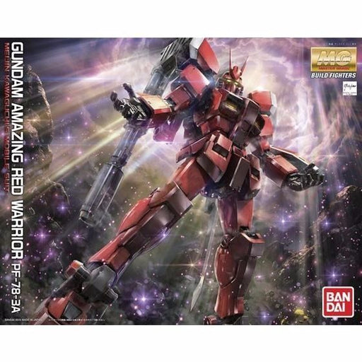 Bandai Mg 1/100 Gundam Amazing Red Warrior Model Kit Gundam Build Fighters Japan - Japan Figure