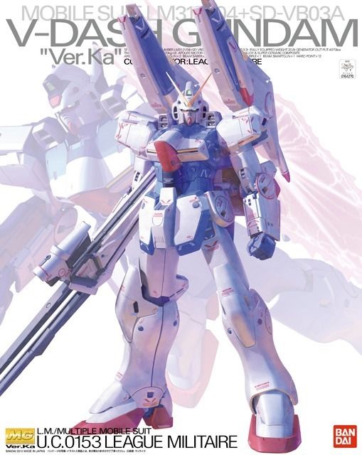 Bandai Mg 1/100 Lm312v04+sd-vb03a V Dash Gundam Ver Ka Model Kit V Gundam - Japan Figure