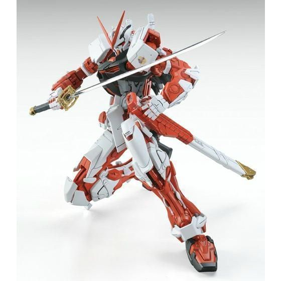 Bandai Mg 1/100 Mbf-p02 Gundam Astray Kit de modèle en plastique avec cadre rouge Gundam Seed