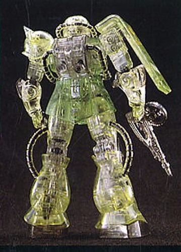 Bandai Mg 1/100 Ms-06f/j Zaku II Crystal Ver Plastikmodellbausatz Gundam Japan