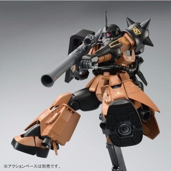 Bandai Mg 1/100 Ms-06r-2 Zaku Ii Gabby Hazard Kit de modèle en plastique personnalisé