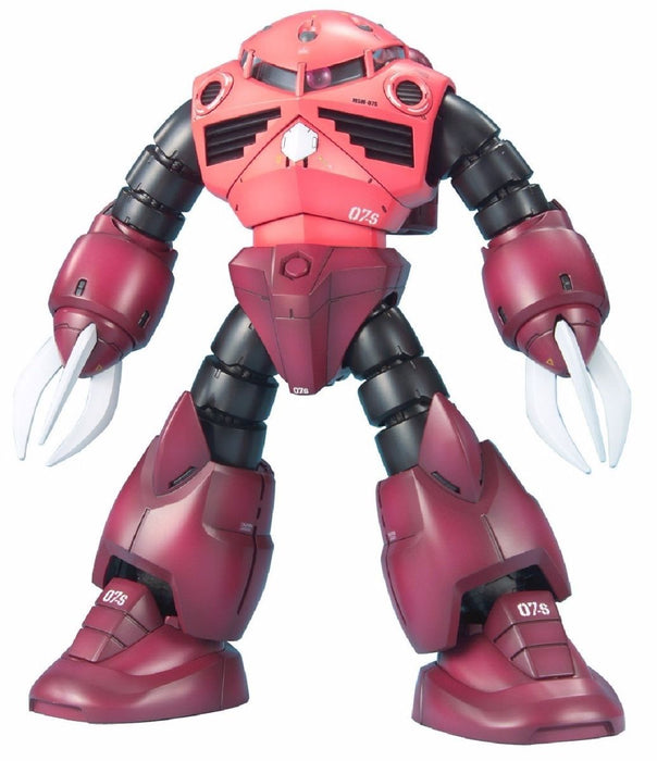 Bandai Mg 1/100 Msm-07s Kit de modèle en plastique personnalisé de Z'gok Char Gundam Japan