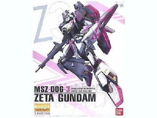 Bandai Mg 1/100 Msz-006-3 Zeta Gundam Unit 3 White Unicorn Color Model Kit - Japan Figure