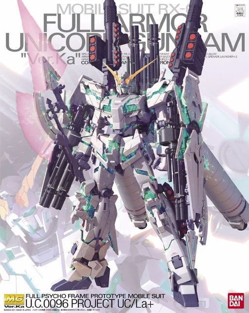 Bandai Mg 1/100 Rx-0 Full Armor Unicorn Gundam Plastic Model Kit Gundam Uc - Japan Figure