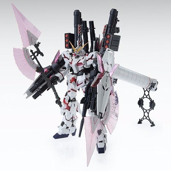 Bandai Mg 1/100 Rx-0 Armure Complète Licorne Gundam Rouge Couleur Ver Modèle Kit Uc