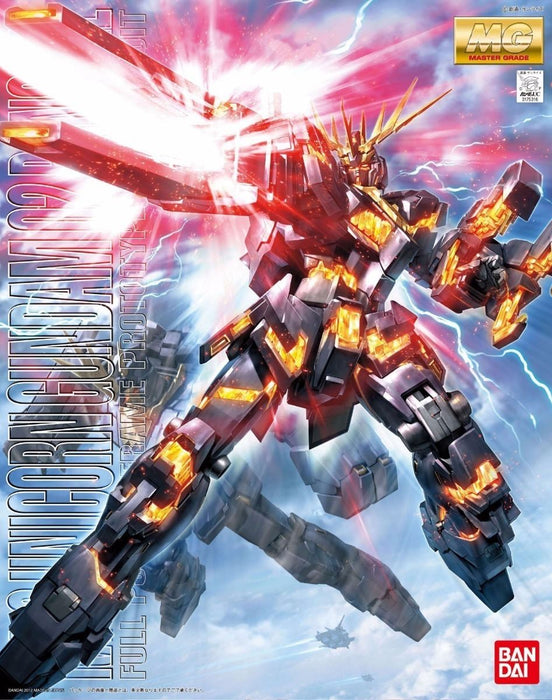 Bandai Mg 1/100 Rx-0 Unicorn Gundam 02 Banshee Plastic Model Kit Gundam Uc - Japan Figure