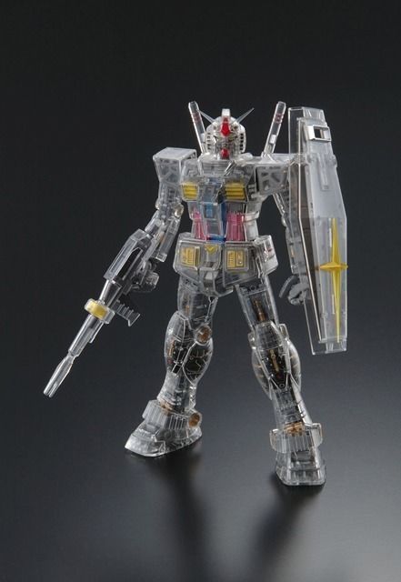 Bandai Mg 1/100 Rx-78-2 Gundam Ver 2.0 Mécanique Transparent Ver Plastique Modèle Kit