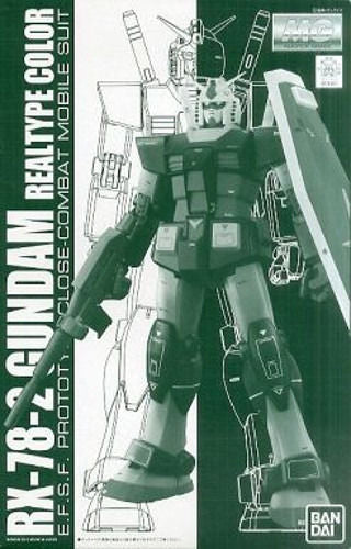 Bandai MG 1/100 RX-78-2 Gundam Ver 2.0 Real Type Color Kit