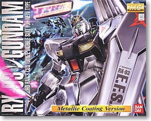 Bandai Mg 1/100 Rx-93 Nu Gundam Metallic Coating Ver Plastic Model Kit Japan - Japan Figure