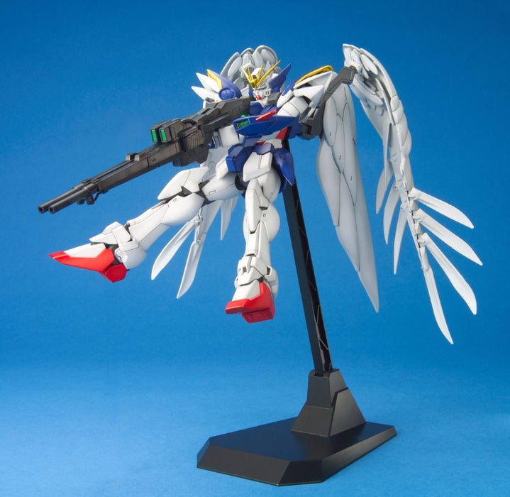 Bandai Mg 1/100 Xxxg-00w0 Wing Gundam Zero Custom Ew Plastikmodellbausatz Gundam W