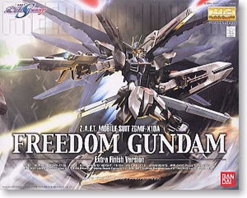 Bandai Mg 1/100 Zgmf-x10a Freedom Gundam Extra Finish Ver Plastci Model Kit - Japan Figure