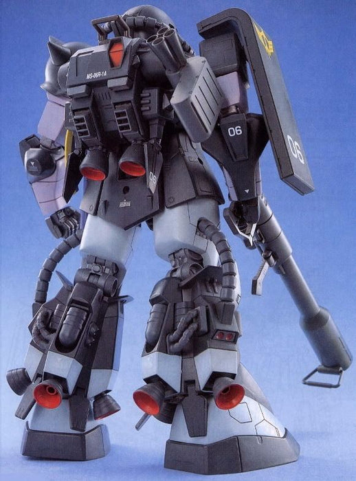 Bandai Mg 1/100 Ms-06r-1a Zaku Ii Black Tri-stars Kit de modèle personnalisé Gundam
