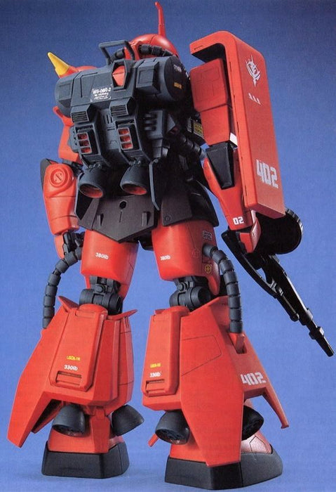 Bandai Mg 1/100 Ms-06r-2 Zaku Ii Johnny Ridden Kit de modèle en plastique personnalisé Gundam