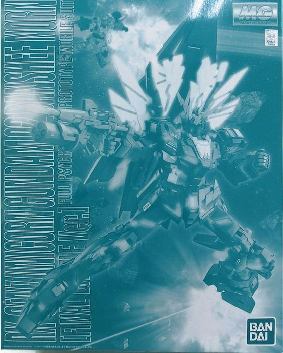 Bandai Mg 1/100 Rx-0 Unicorn Gundam 02 Bahshee Norn Final Battle Ver Modellbausatz