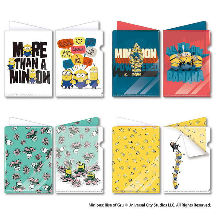 Bandai  Minions Fever Mini Clear File Collection 16 Packs Box Minions Collectible Cards