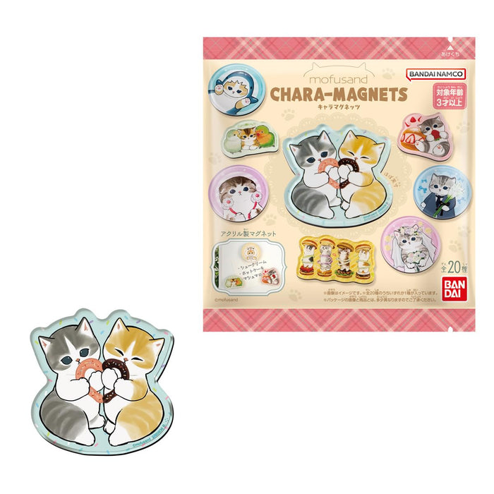 Bandai Mofusand Chara Magnets 14Pc Box Japon (Shokugan Gum)