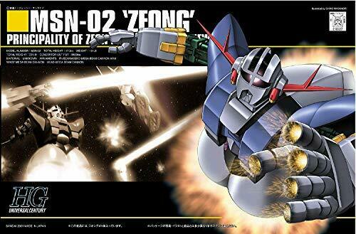 Bandai Msn-02 Zeong Hguc 1/144 Gunpla Model Kit