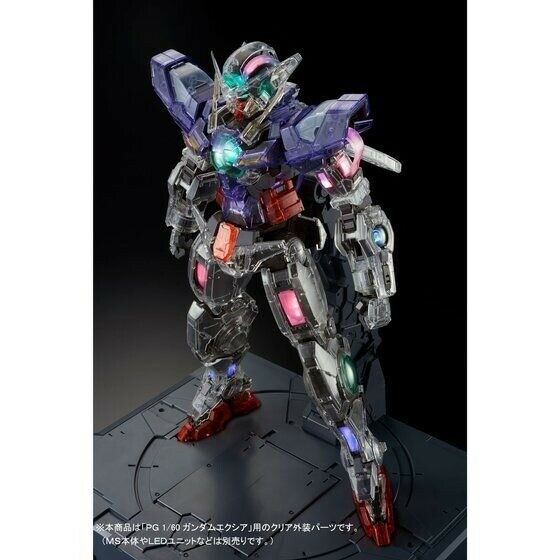 Bandai Pg 1/60 Clear Color Body For Gundam Exia Plastic Model Kit
