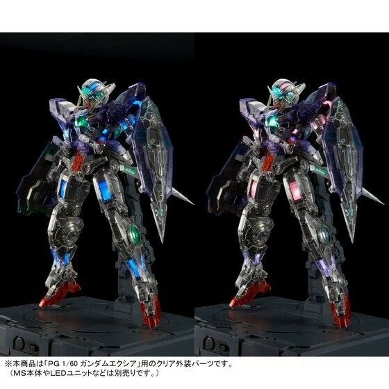 Bandai Pg 1/60 corps de couleur claire pour Kit de modèle en plastique Gundam Exia