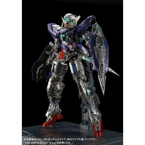 Bandai Pg 1/60 Clear Color Body For Gundam Exia Plastic Model Kit