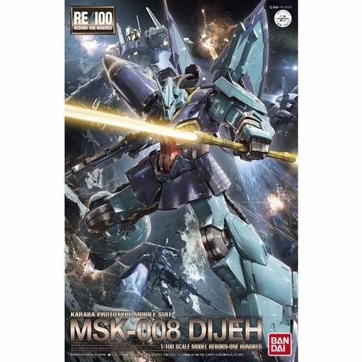 Bandai Re 1/100 Msk-008 Dijeh Model Kit Z Gundam - Japan Figure